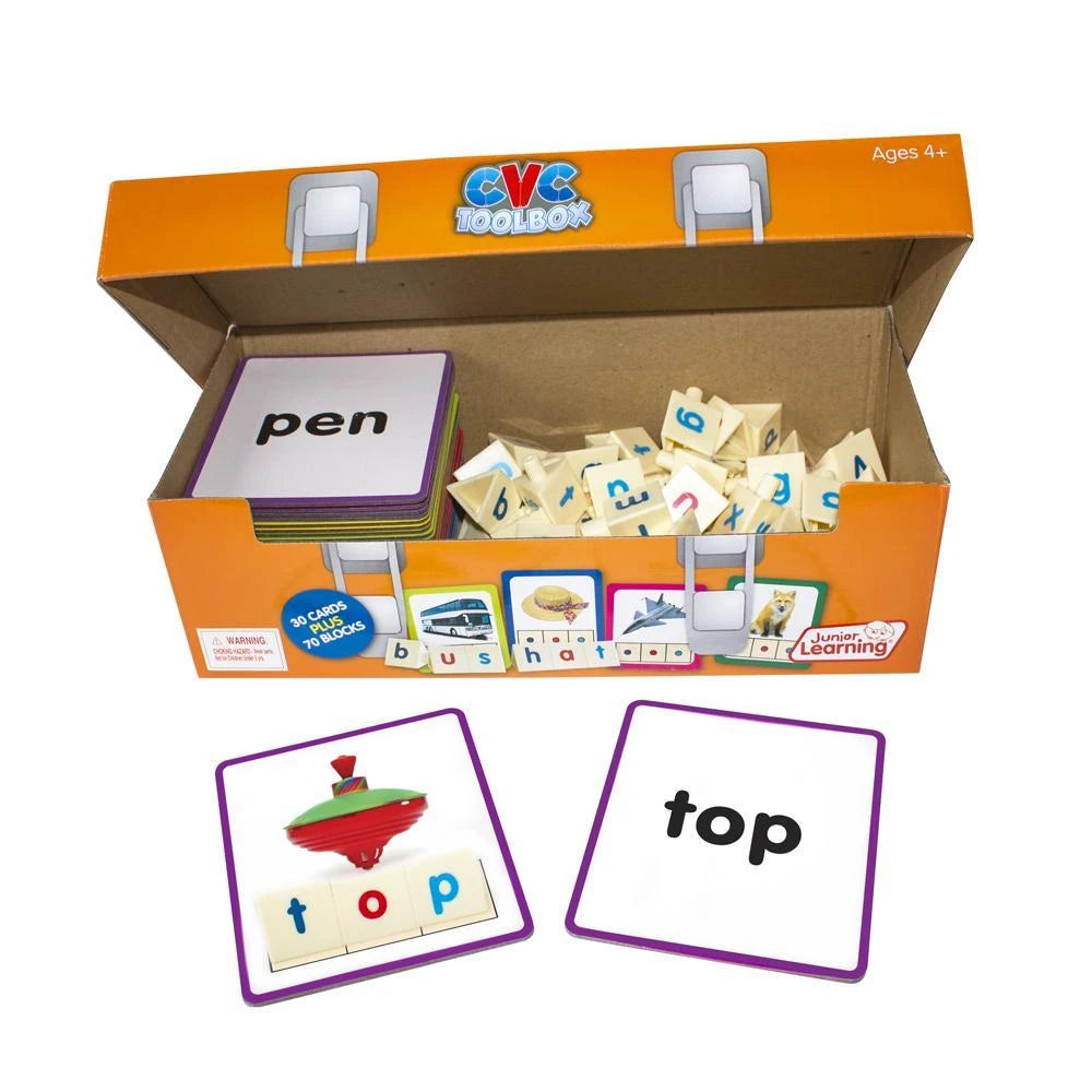 Consonant, Vowel and Consonant Sounds CVC Toolbox by Junior Learning