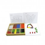 Wooden Cuisenaire Learning Counting Rods by Qtoys
