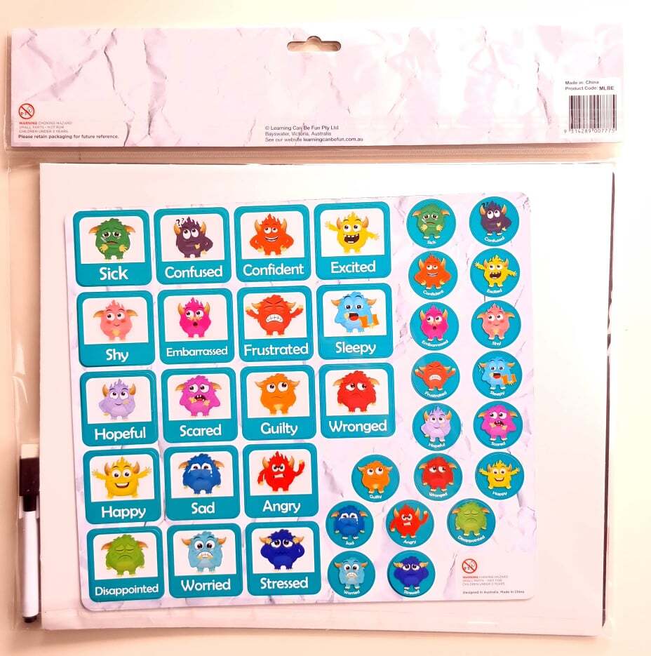 Today I am Feeling chart - Magnetic Emotions Learning Board by Learning Can be Fun