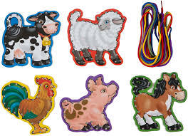 Lace & Trace Farm Animals by Melissa and Doug