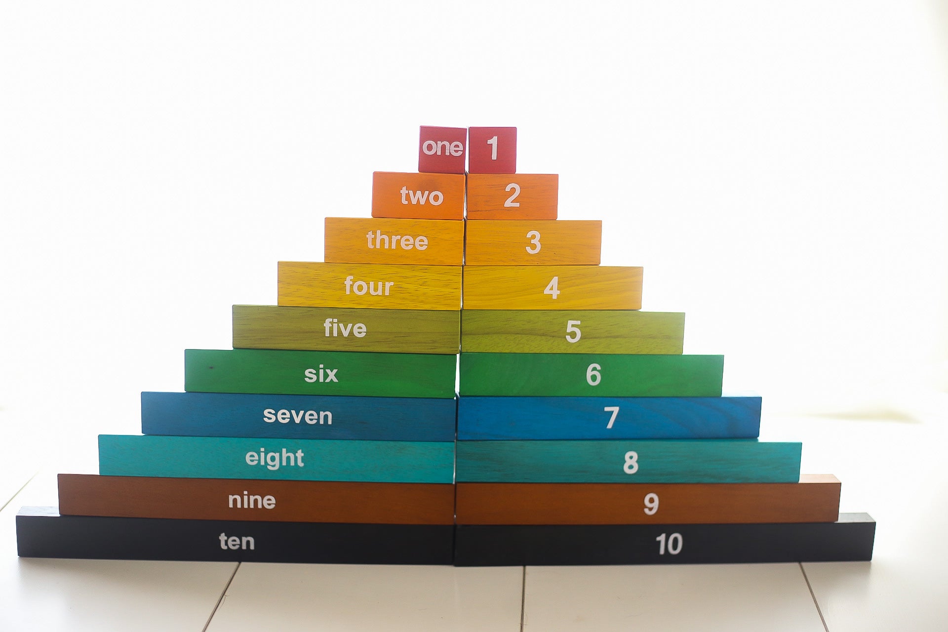 Wooden Montessori Inspired Counting Rods by Qtoys