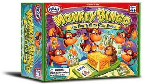 Monkey Bingo by Popular Playthings - Ages 4 to 8 - 2 to 8 players