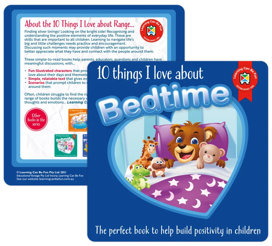 10 Things I Love About Bedtime - Children's Book