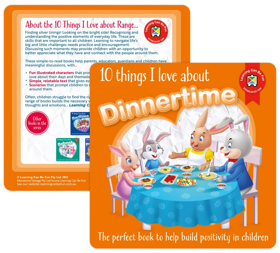 10 Things I Love About Dinnertime - Children's Book