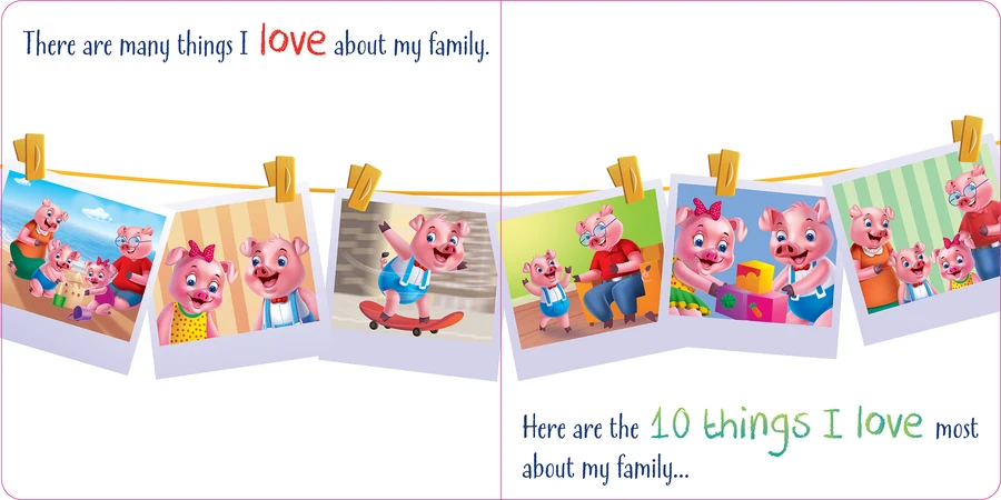 10 Things I Love About Family - Children's Book