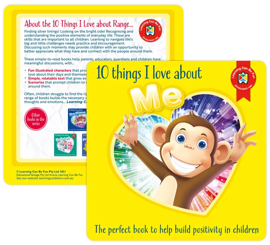 10 Things I Love About Me - Children's Book