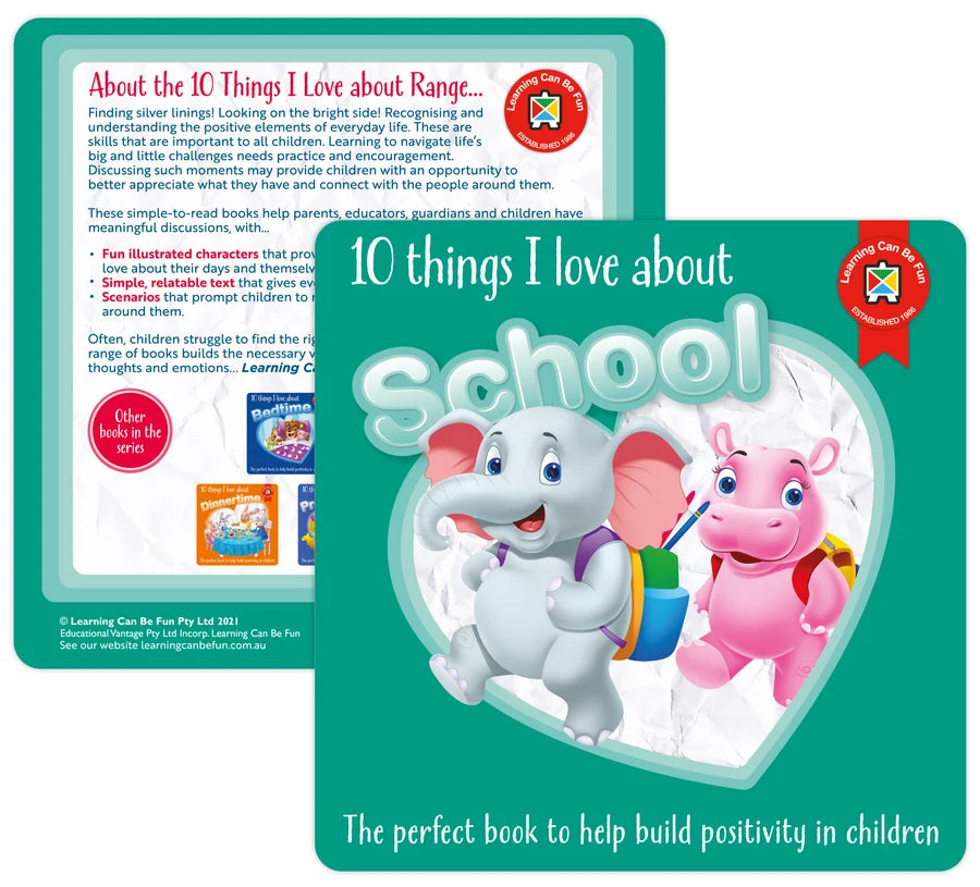 10 Things I Love About School - Children's Book