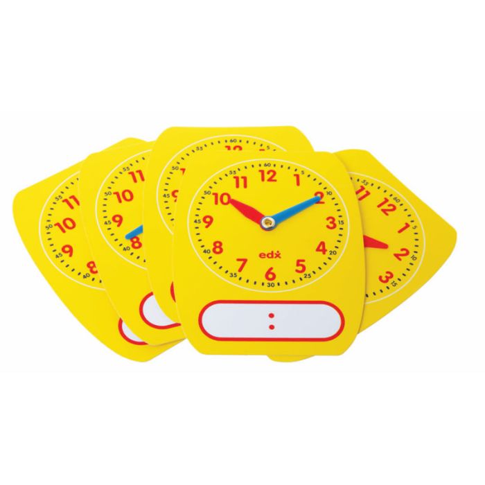 Clock Dial Digital/Analog Write On/Wipe Off