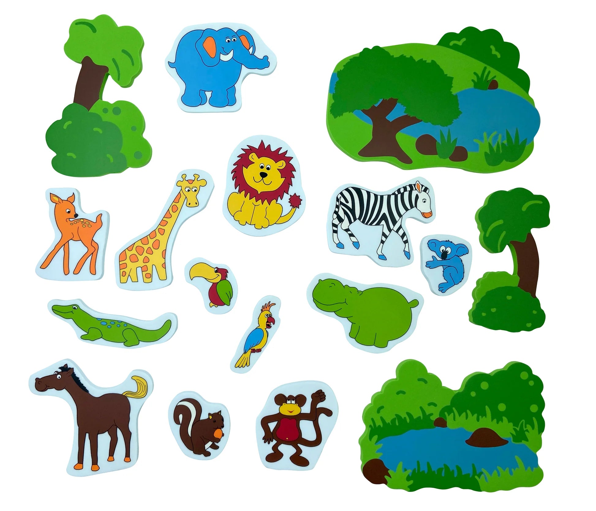 Tub Fun Jungle Bath Toys by Edushapes 3+