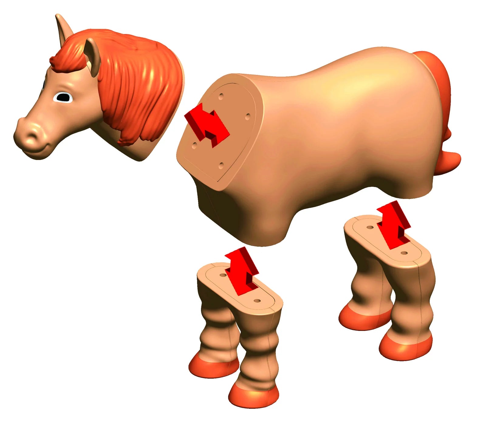 Mix or Match Animals - Farm 2 - Large Pieces