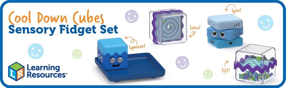 Cool Down Cubes Sensory Fidget Set