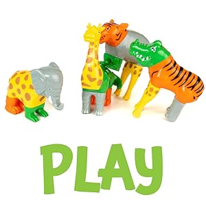 Mini Magnetic | Mix or Match Jungle Animals