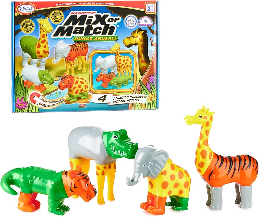 Mix Or Match - Jungle/Safari Animals - Large Pieces