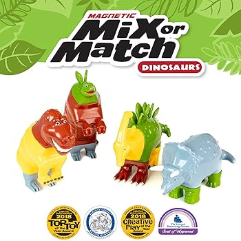 Mix or Match Dinosaur 1 - Large Pieces