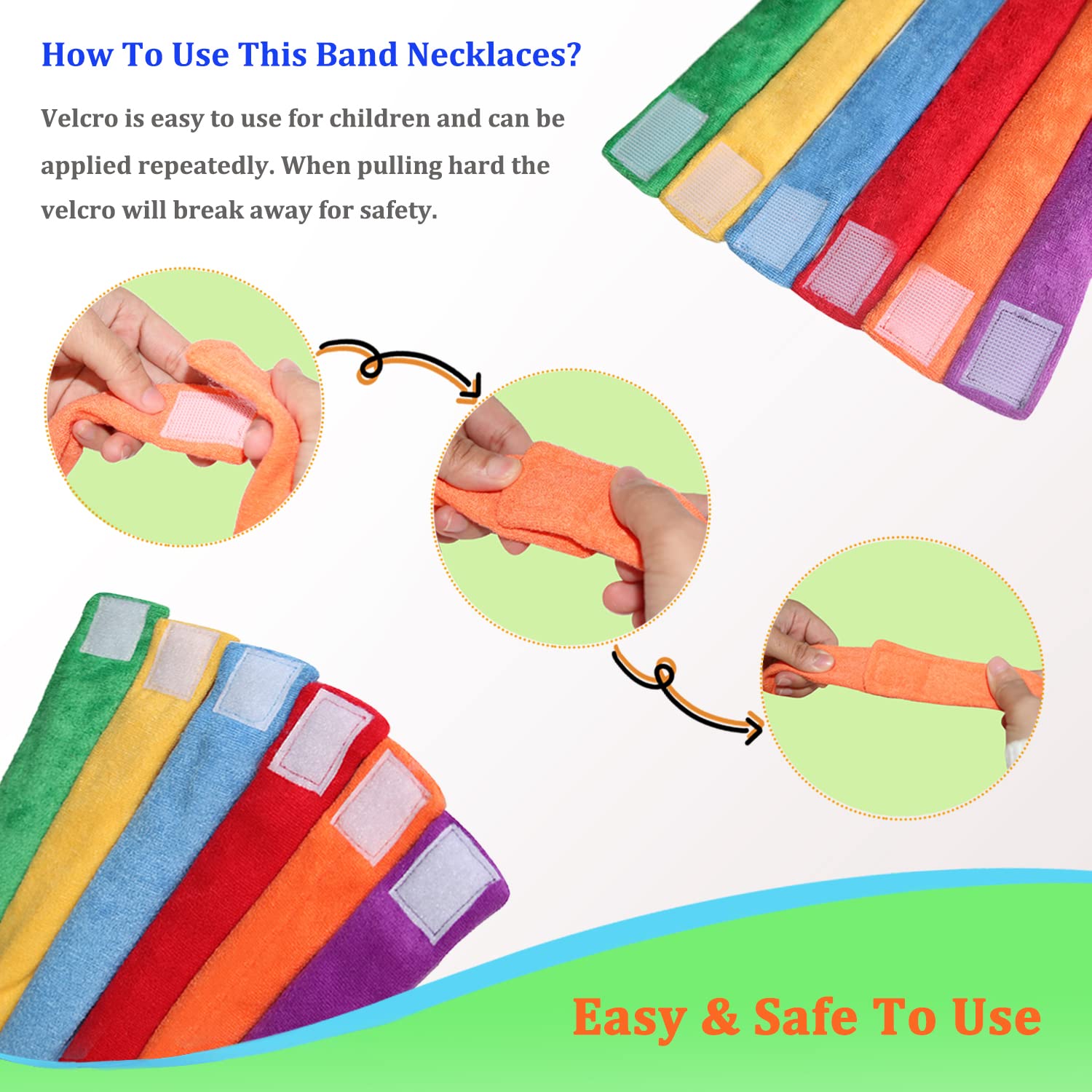 Cloth Chew Bands – Set of 6
