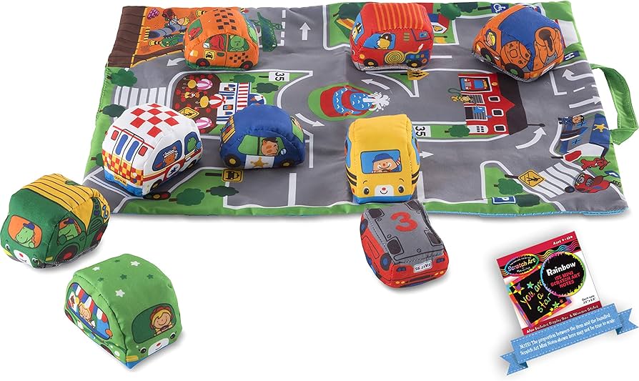 M&D - Take-Along - Vehicle - Town Play Mat