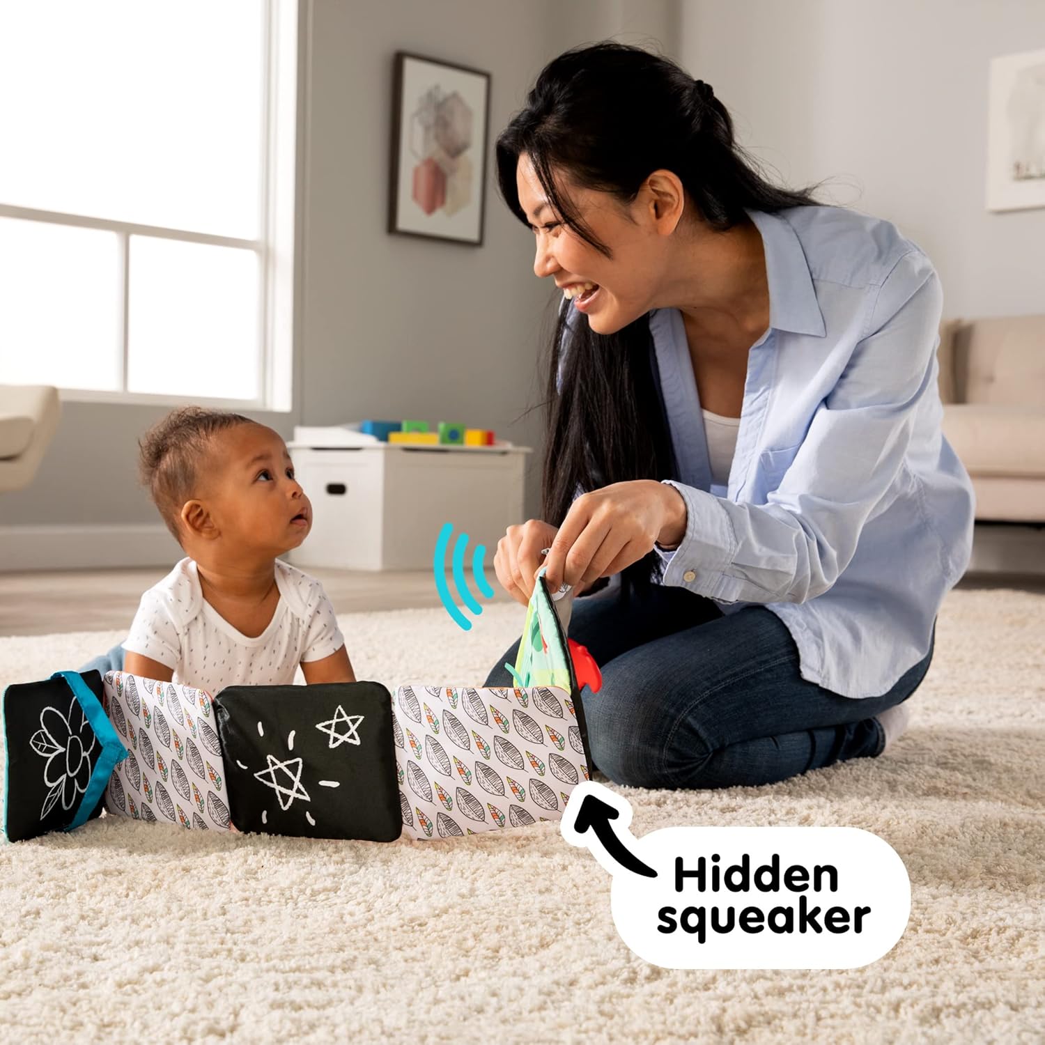 Colorful Journey Caterpillar Book by Lamaze