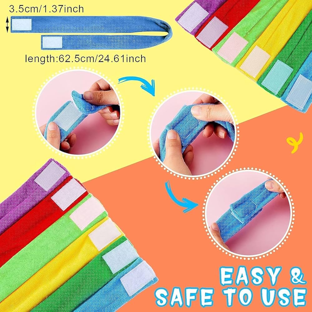 Cloth Chew Bands – Set of 6