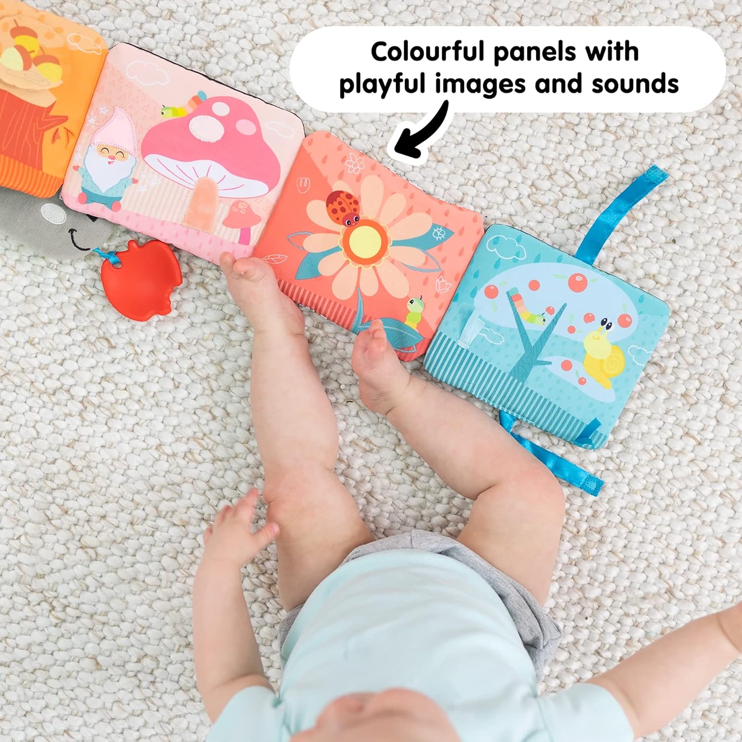 Colorful Journey Caterpillar Book by Lamaze