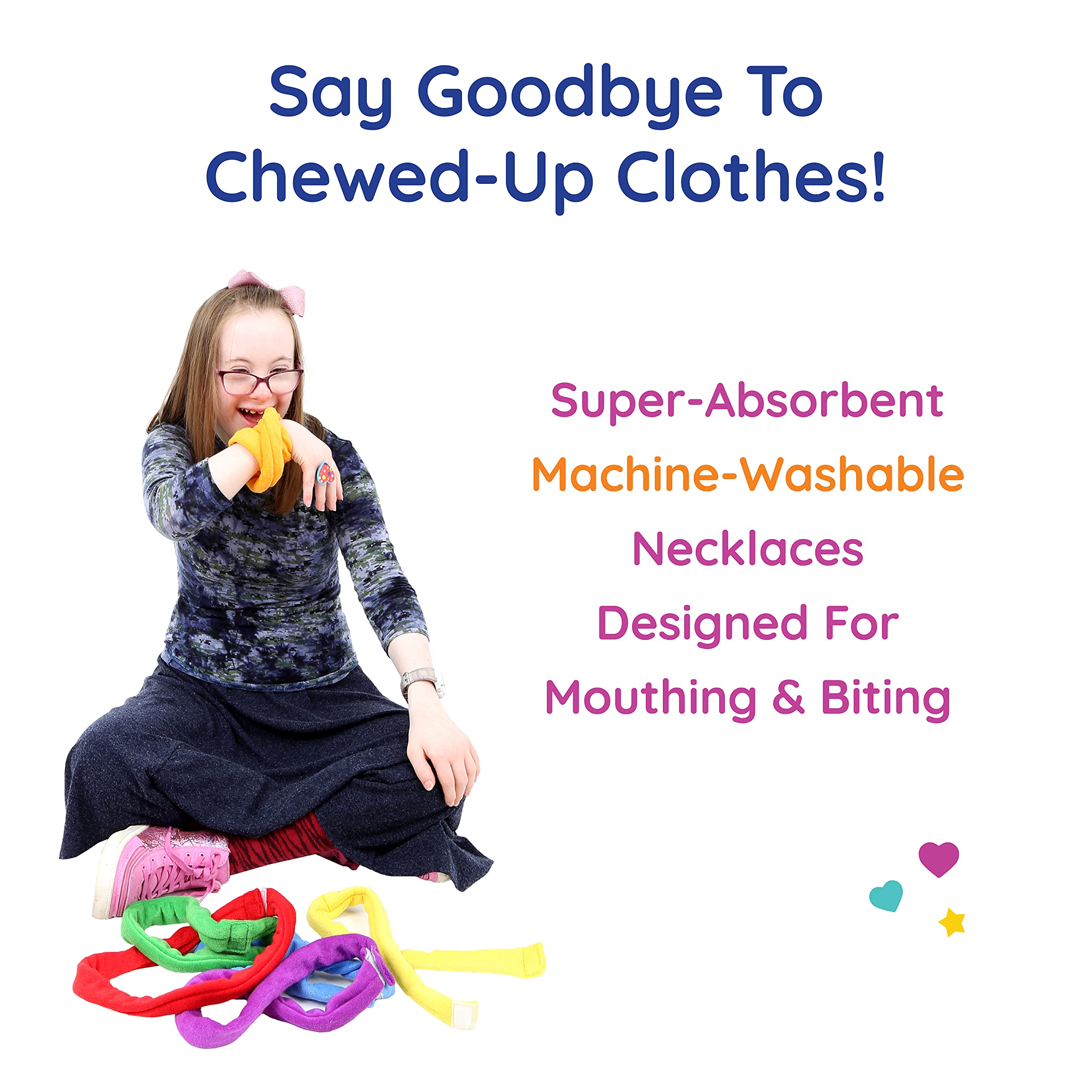 Cloth Chew Bands – Set of 6