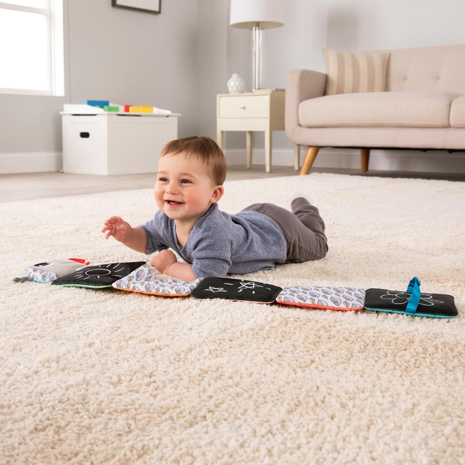 Colorful Journey Caterpillar Book by Lamaze
