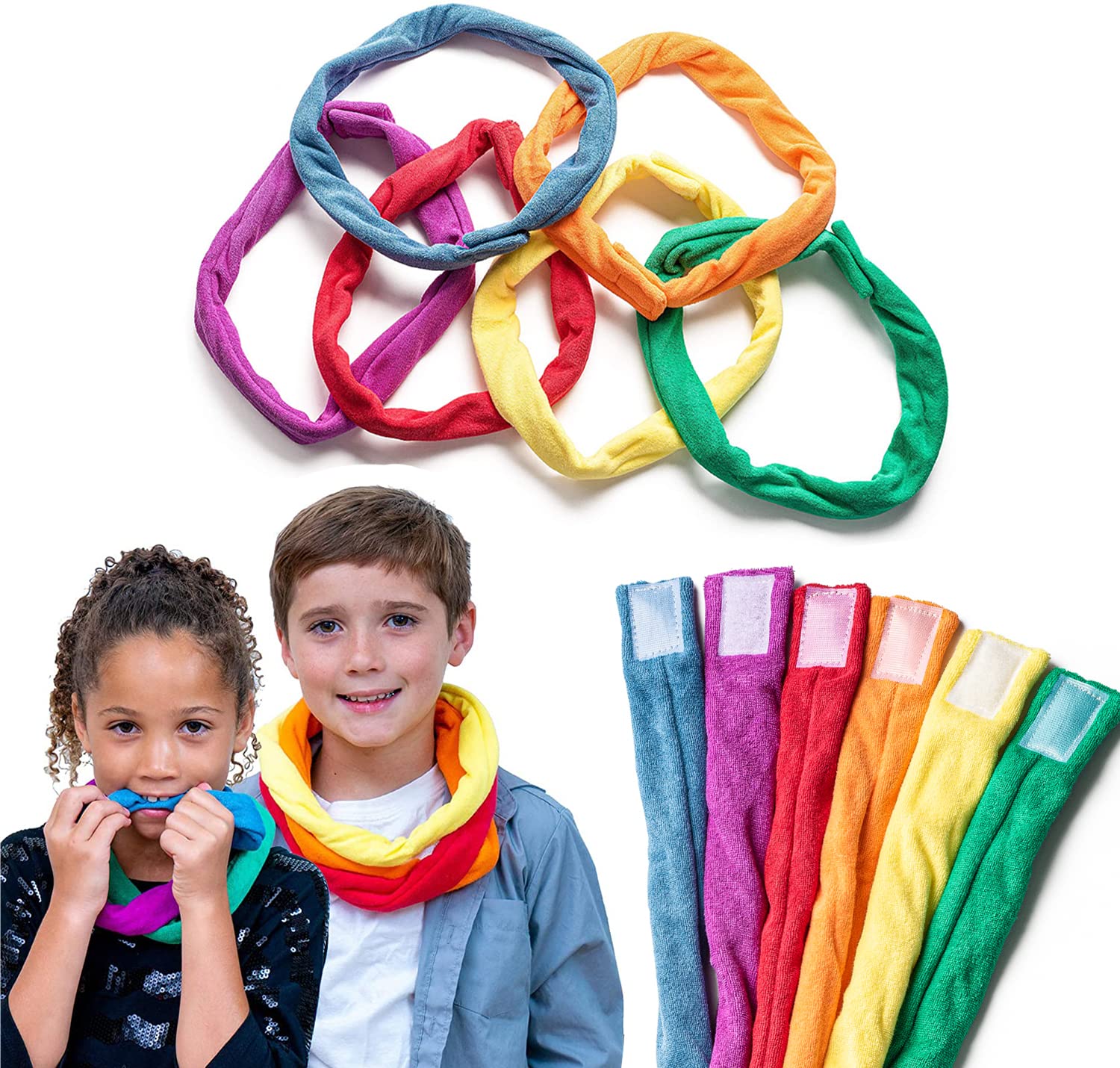 Cloth Chew Bands – Set of 6
