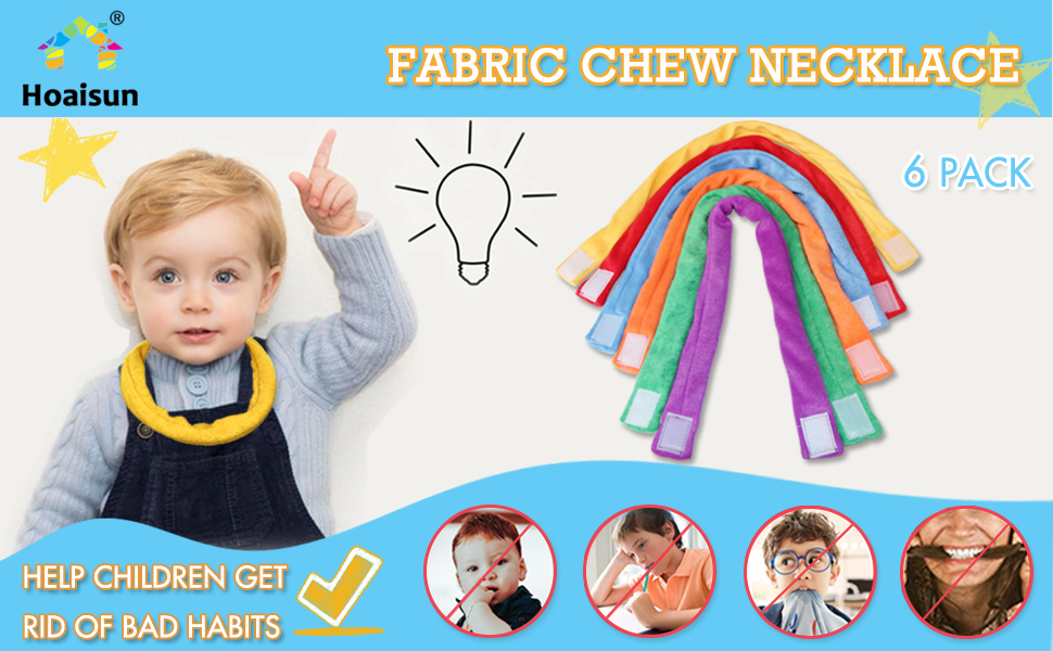 Cloth Chew Bands – Set of 6