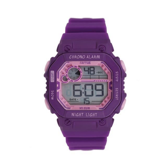Cactus - Fiesta Digital Kids Waterproof Watches - Learn Time Past and To