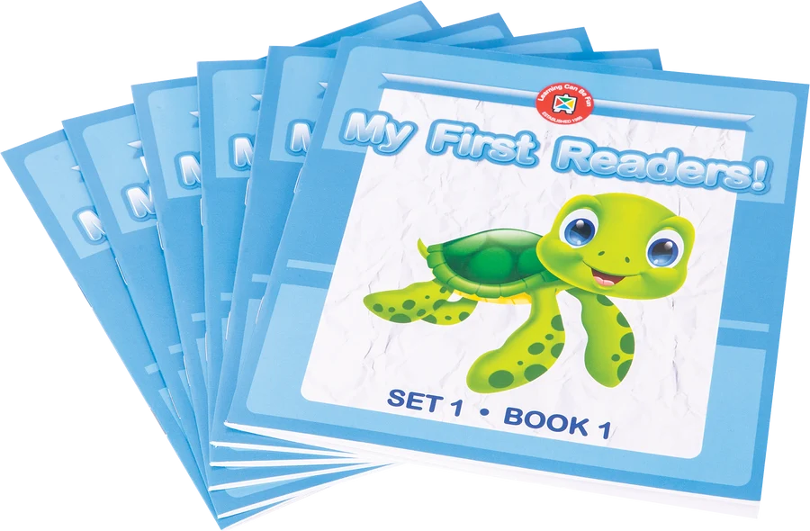 My First Readers Set 1 - By Learning Can Be Fun - 6 Beginner Reading Books