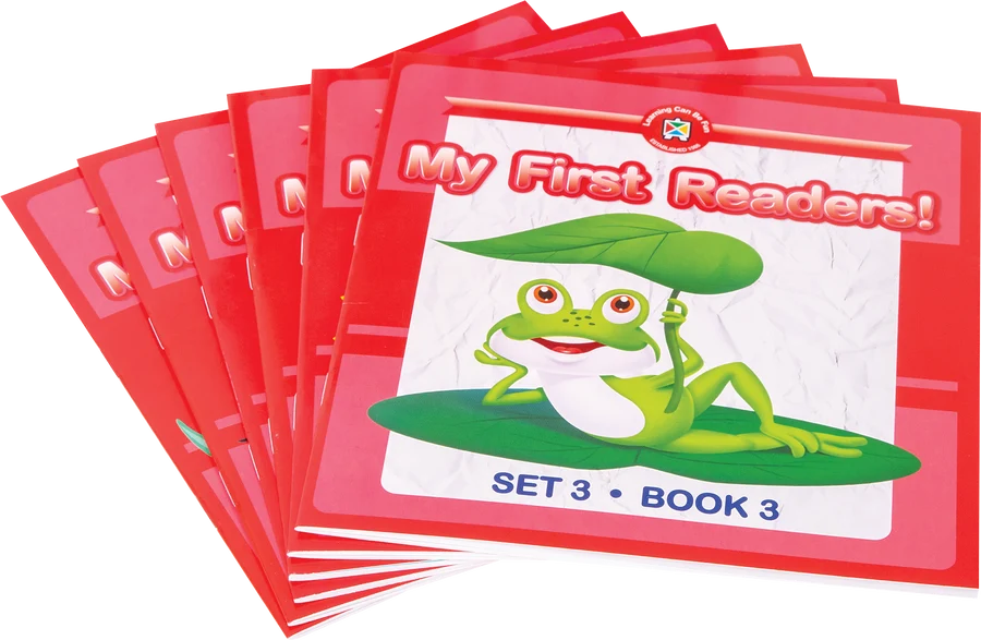 My First Readers Set 3 - By Learning Can Be Fun - 6 Beginner Reading Books