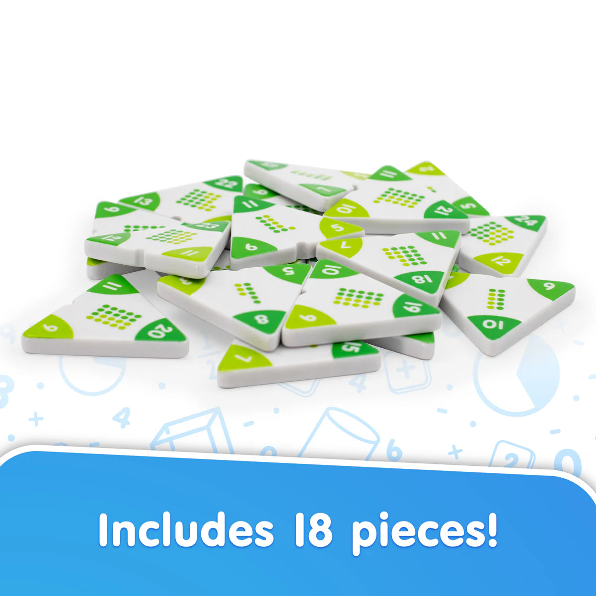 Math Triangles Cover & Learn By Junior Learning