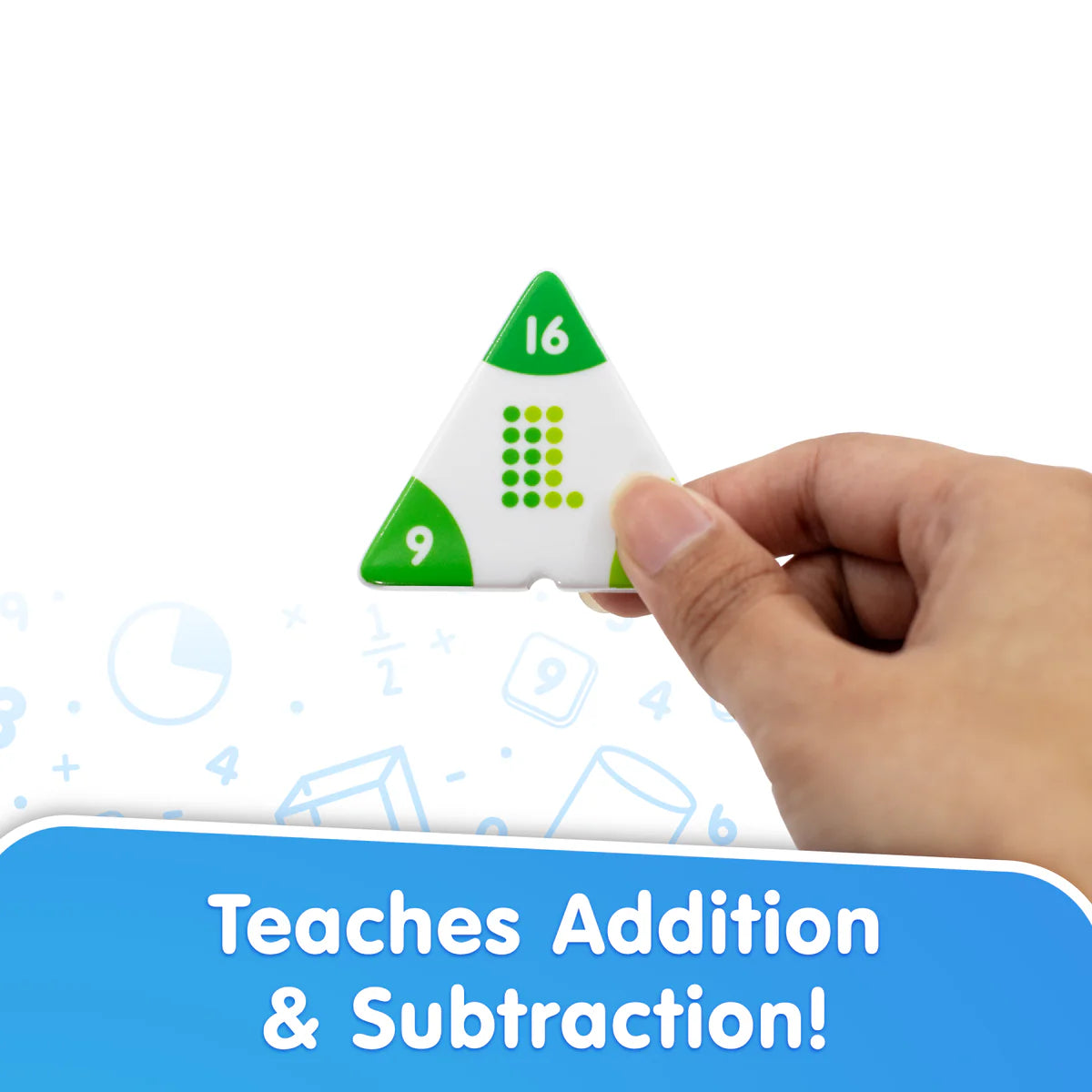 Math Triangles Cover & Learn By Junior Learning