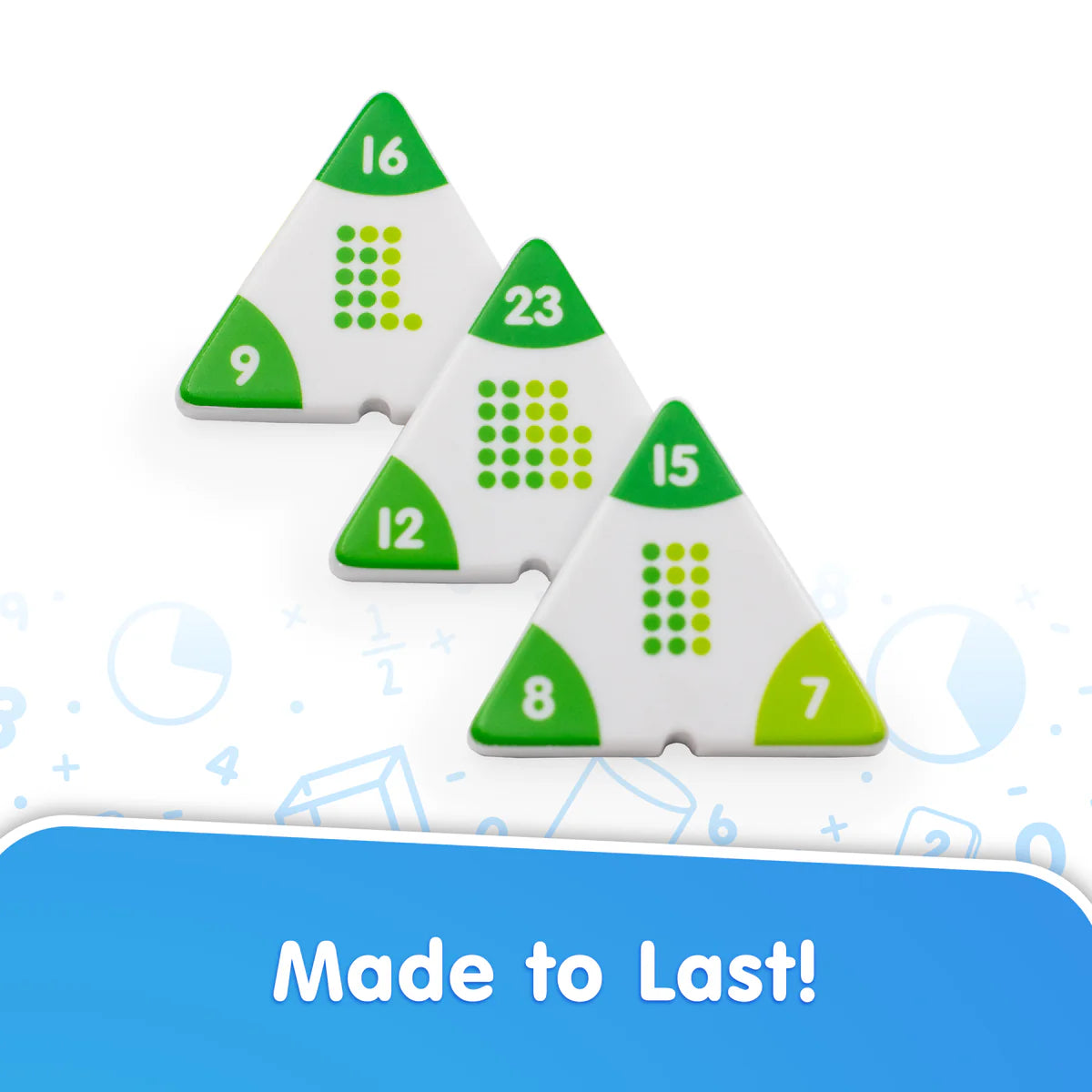 Math Triangles Cover & Learn By Junior Learning