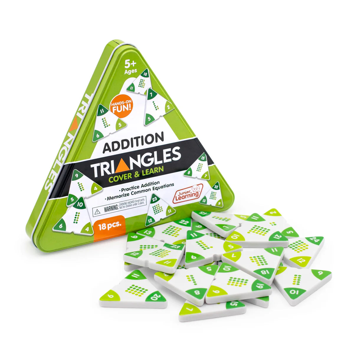 Math Triangles Cover & Learn By Junior Learning