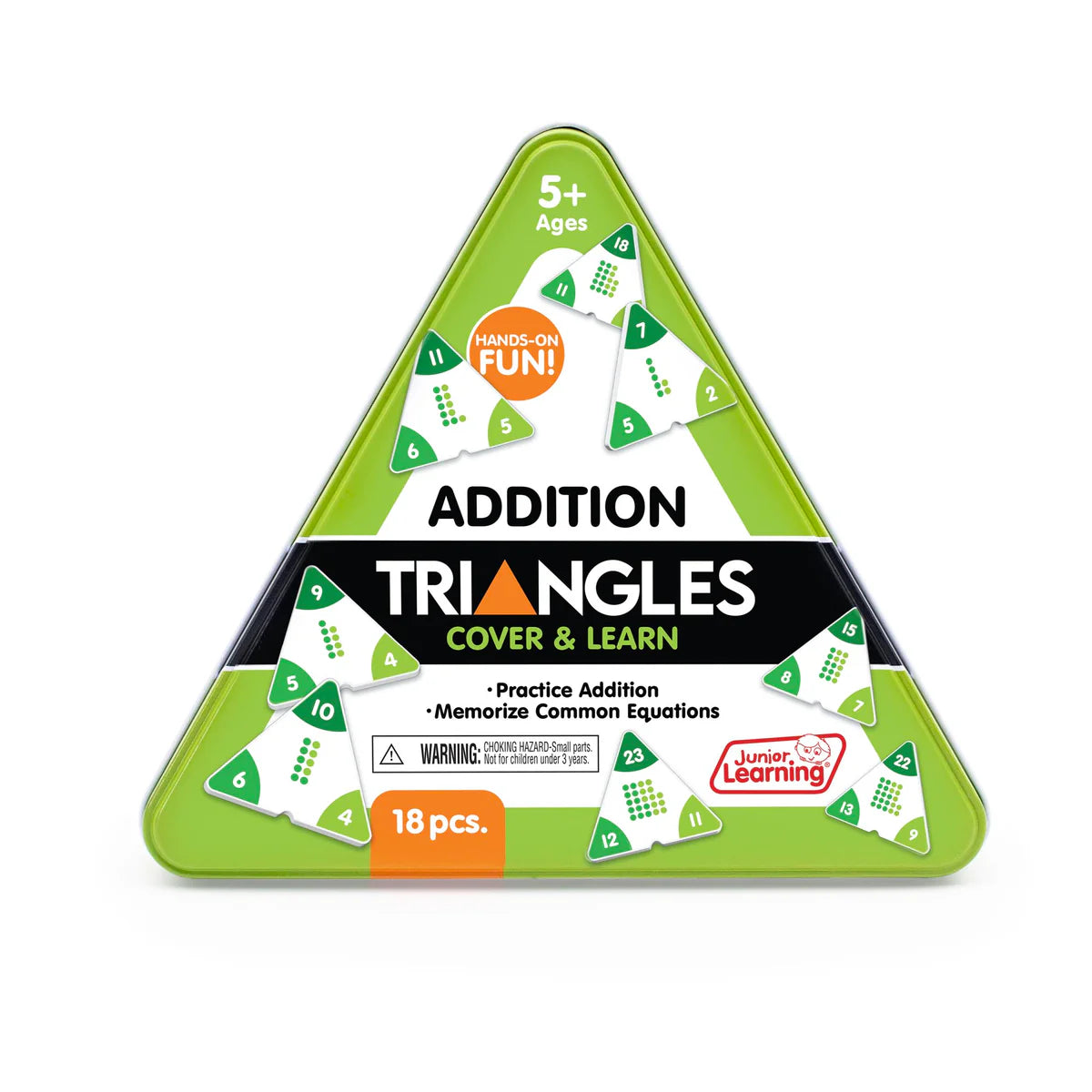 Math Triangles Cover & Learn By Junior Learning