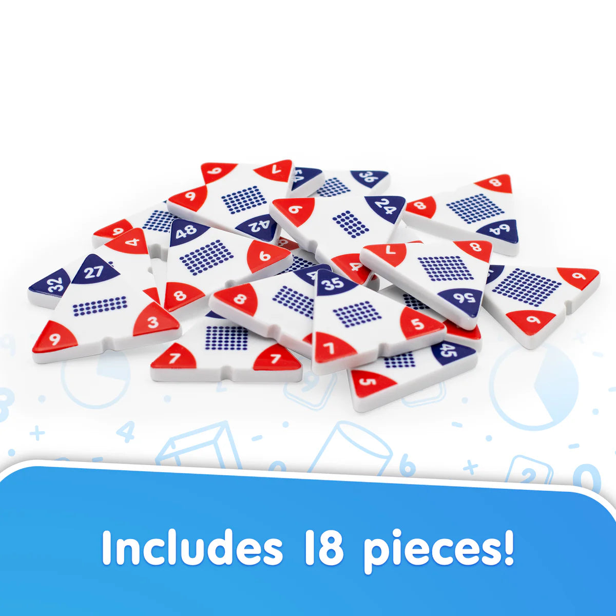 Math Triangles Cover & Learn By Junior Learning