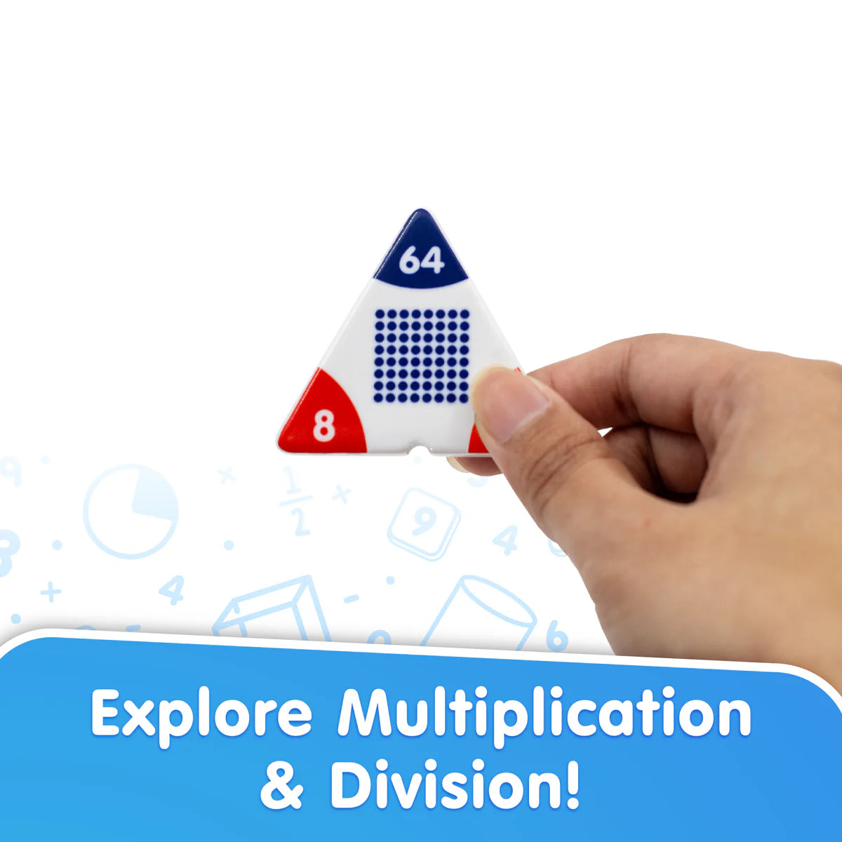 Math Triangles Cover & Learn By Junior Learning