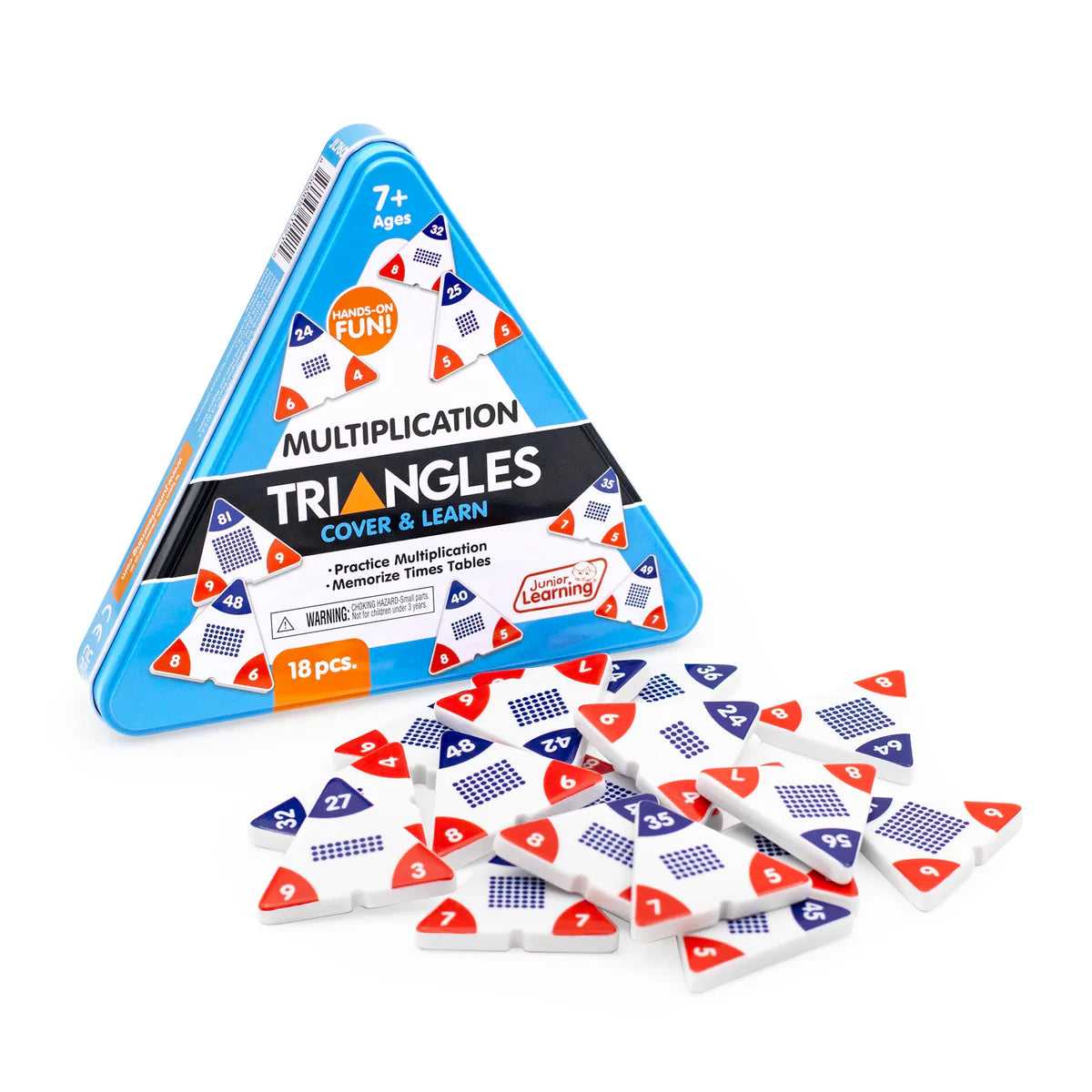 Math Triangles Cover & Learn By Junior Learning
