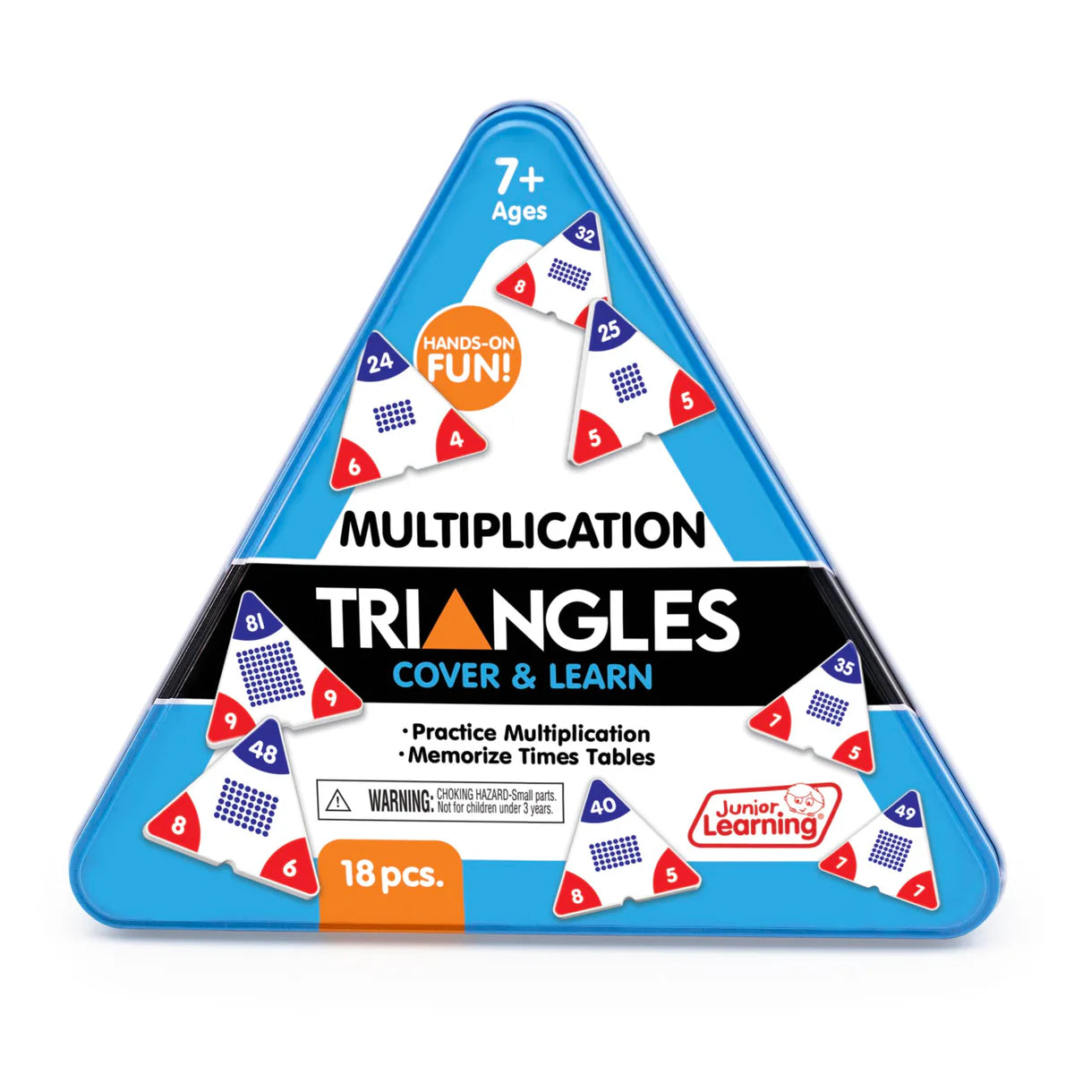 Math Triangles Cover & Learn By Junior Learning