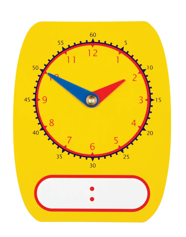 Clock Dial Digital/Analog Write On/Wipe Off