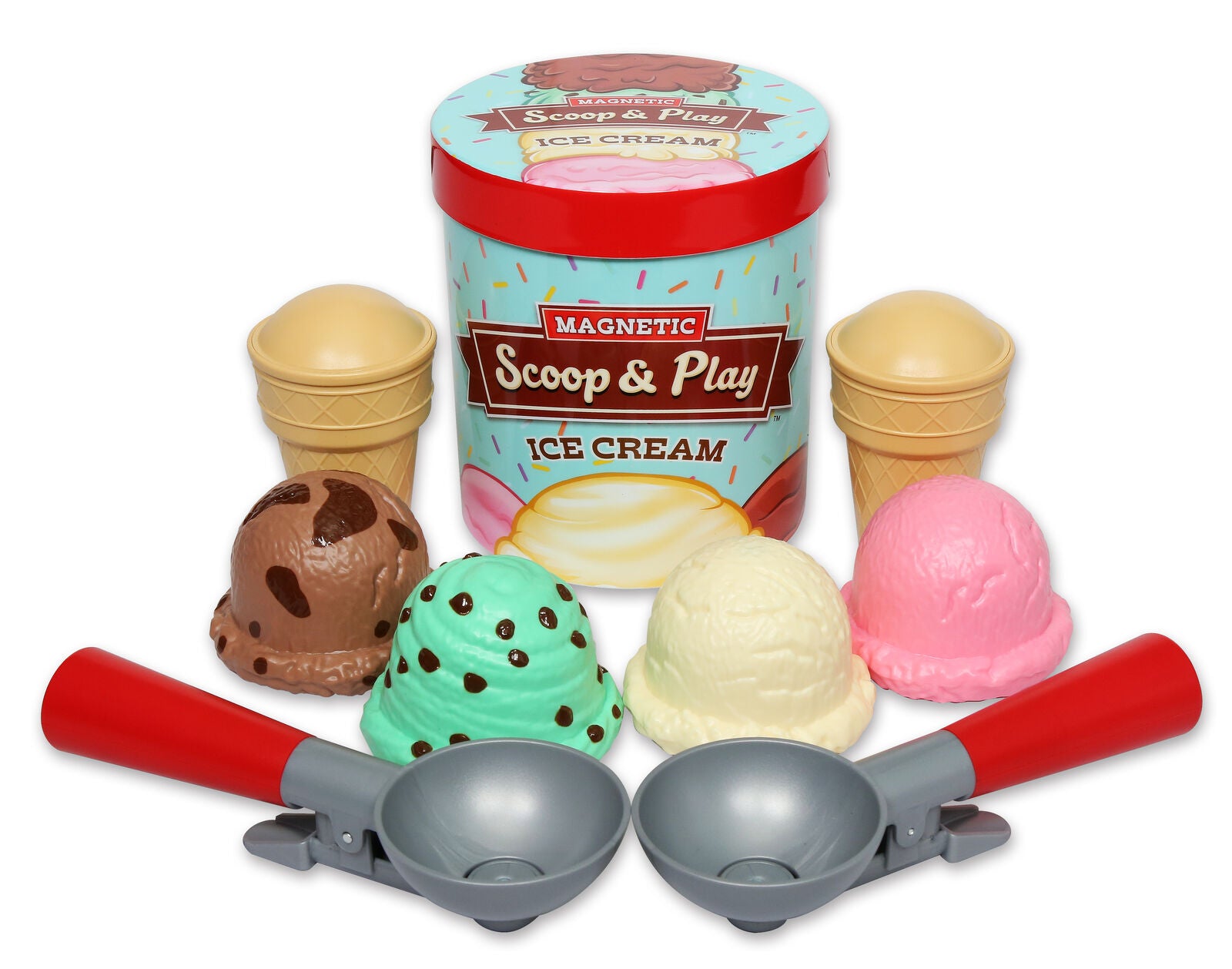 Magnetic Scoop & Play Ice Cream - by Popular Playthings