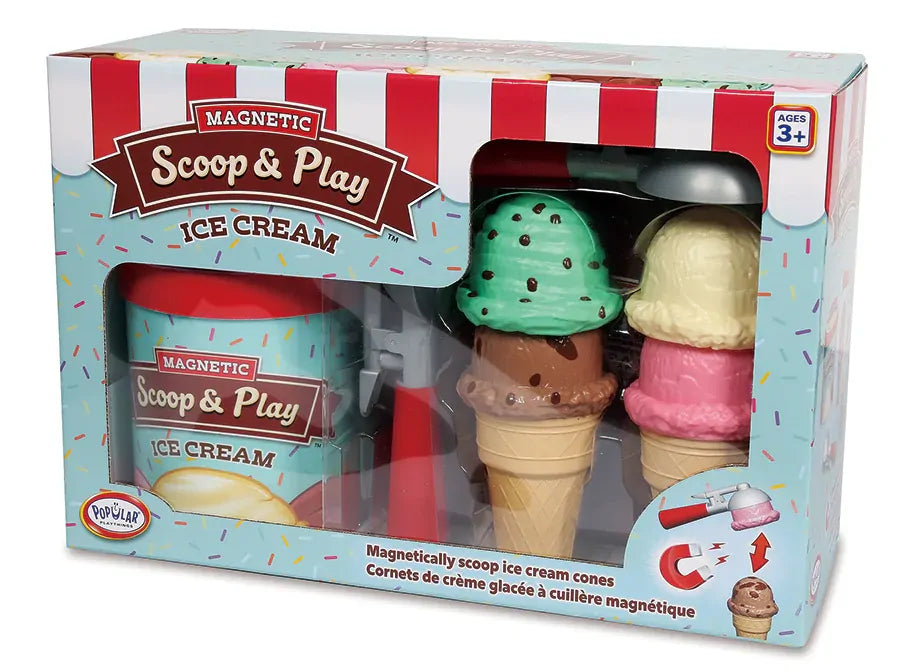 Magnetic Scoop & Play Ice Cream - by Popular Playthings