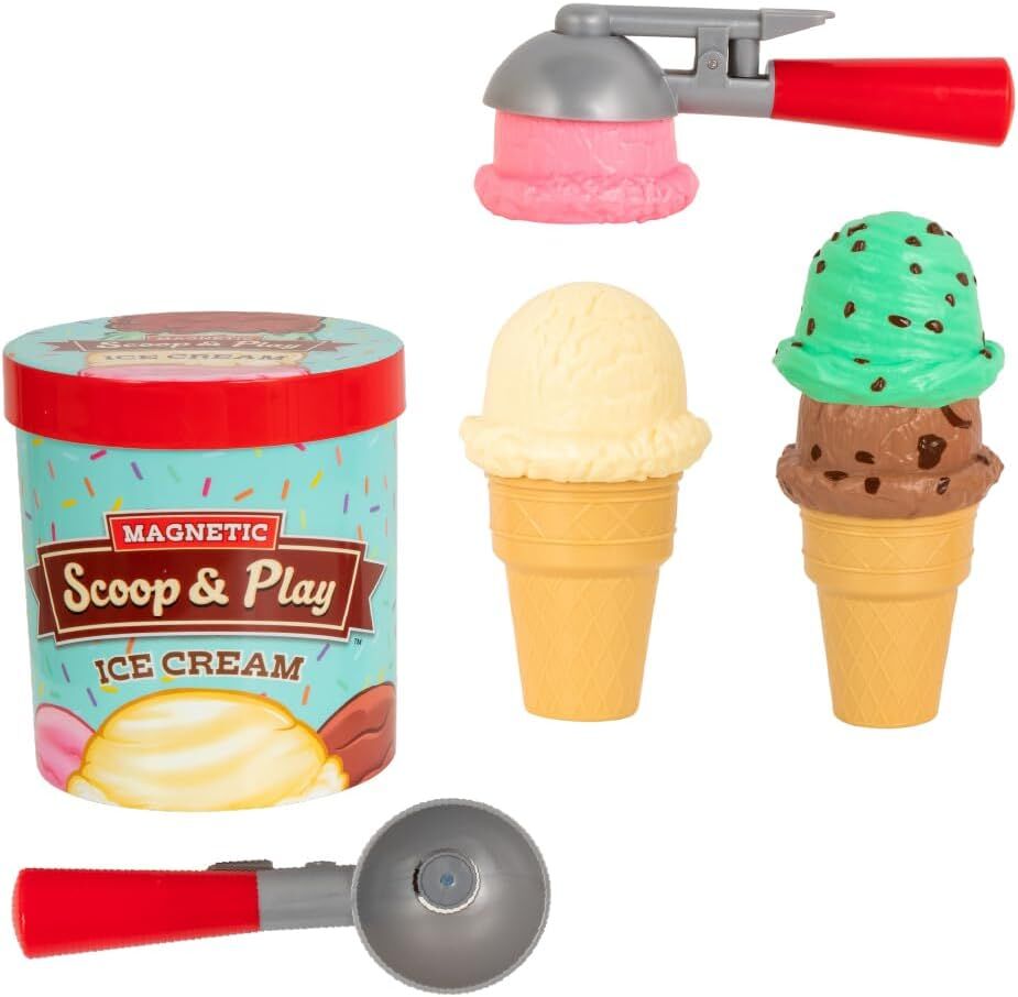 Magnetic Scoop & Play Ice Cream - by Popular Playthings