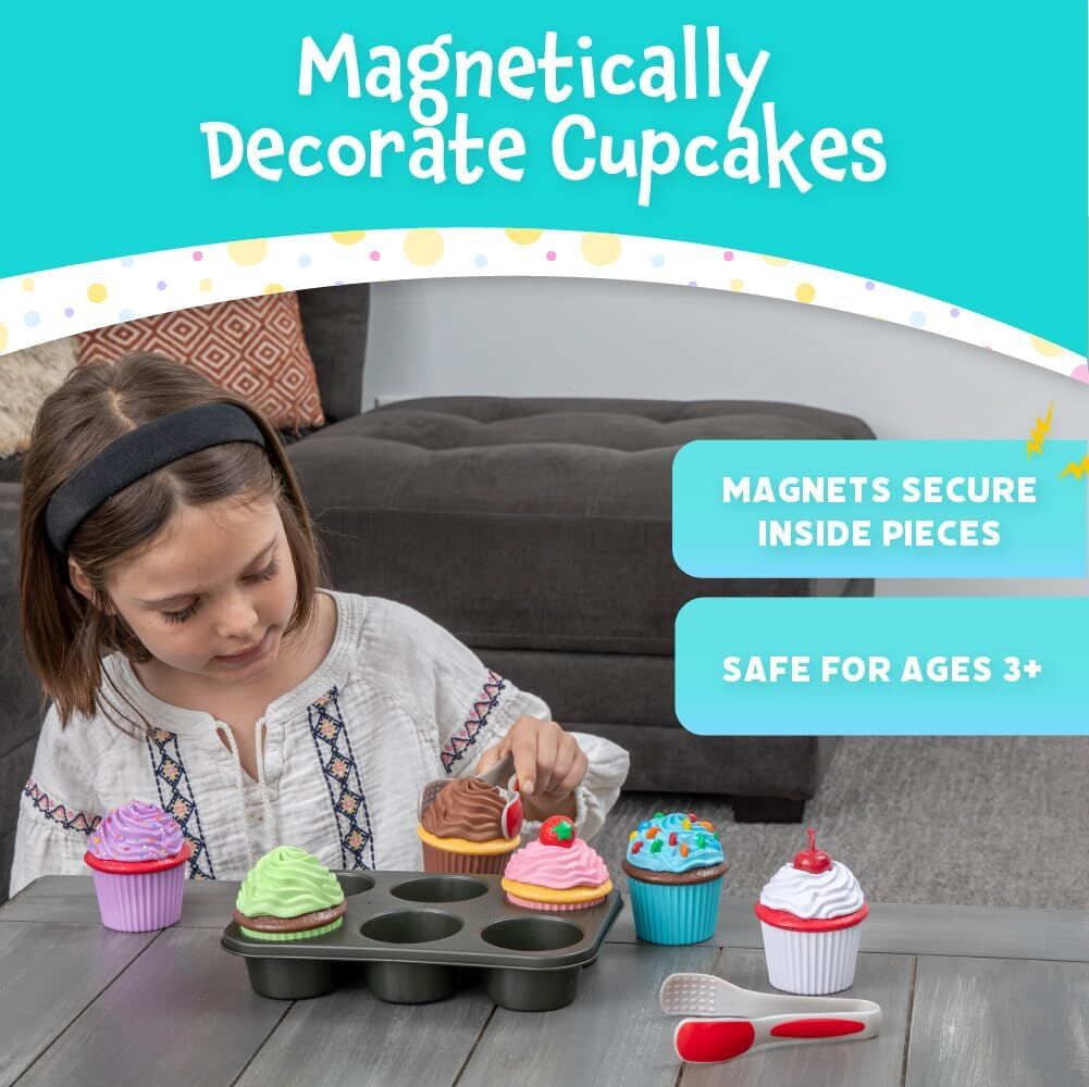 Magnetic Bake & Play Cupcakes - Popular Playthings