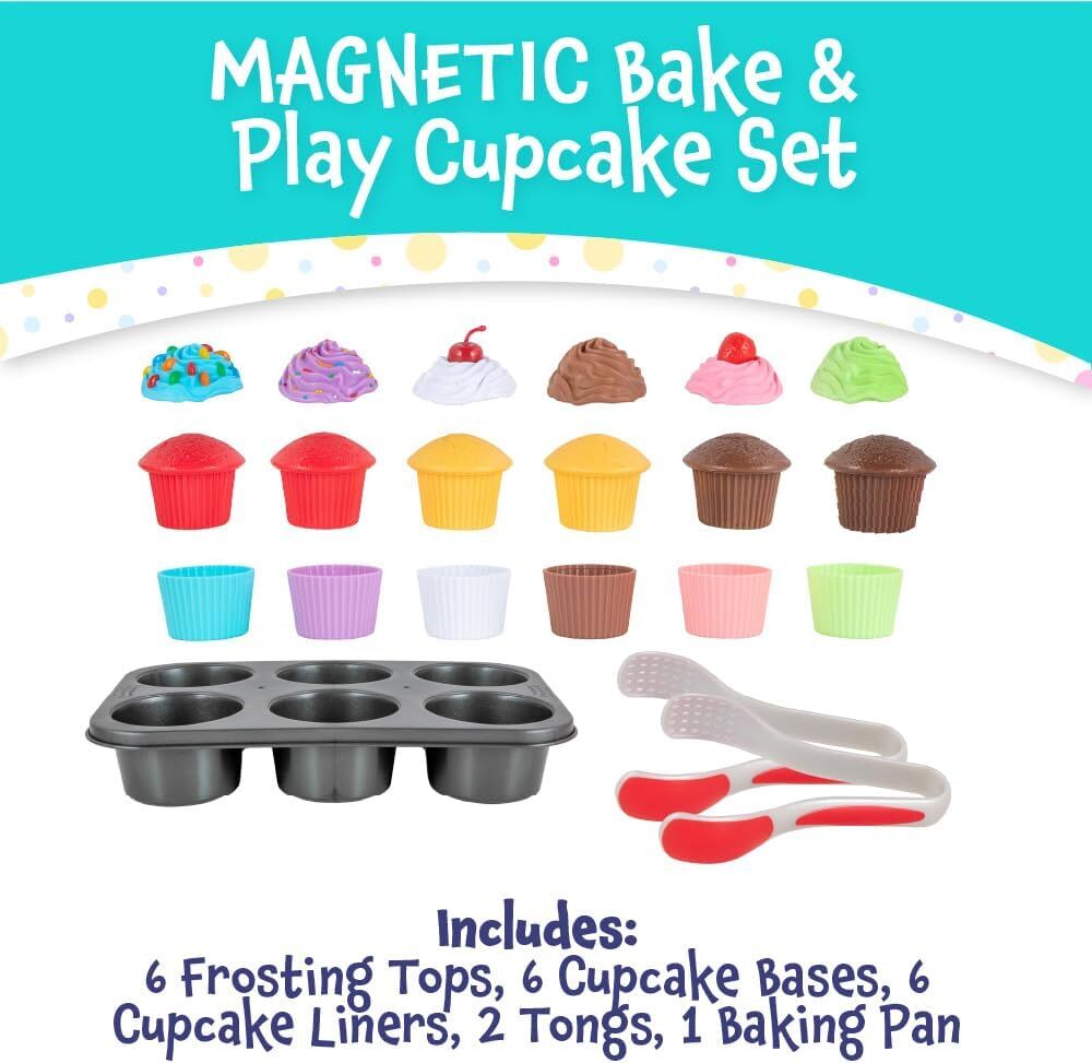 Magnetic Bake & Play Cupcakes - Popular Playthings
