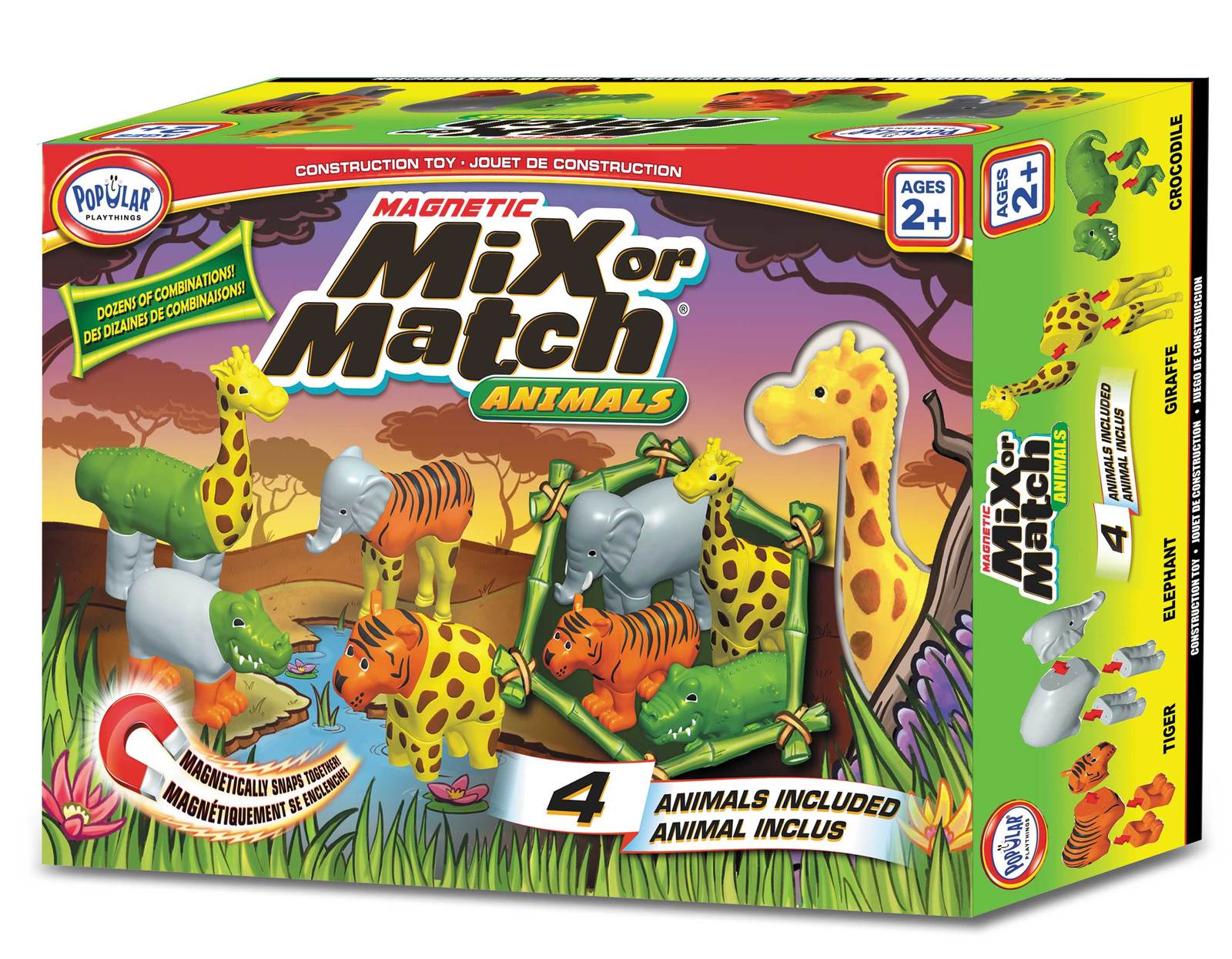 Mix Or Match - Jungle/Safari Animals - Large Pieces