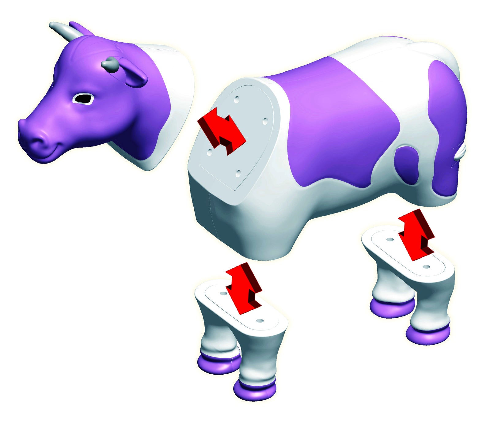 Mix or Match Animals - Farm 2 - Large Pieces