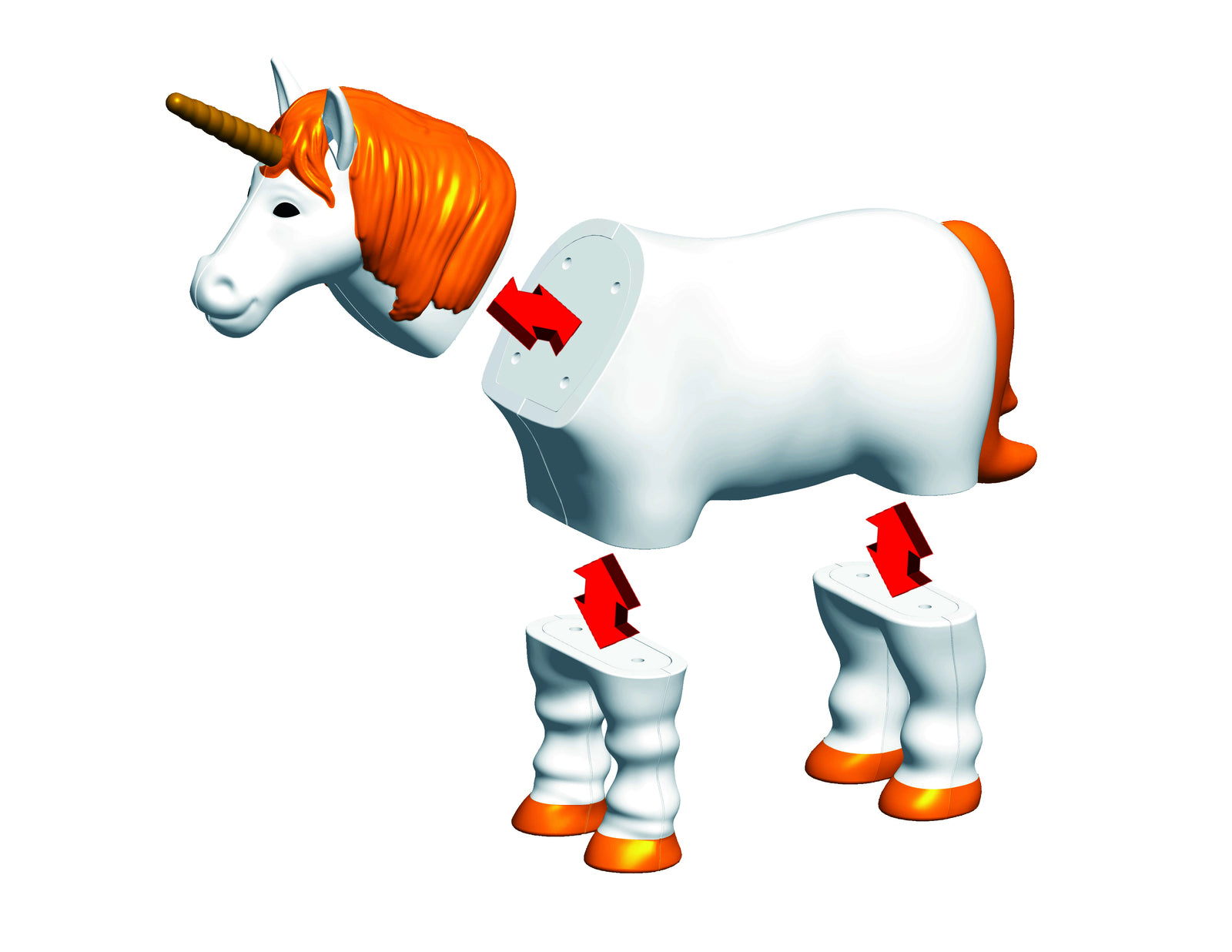 Magnetic Mix or Match Animals - MYTHICAL KINGDOM set 1 - By Popular Playthings