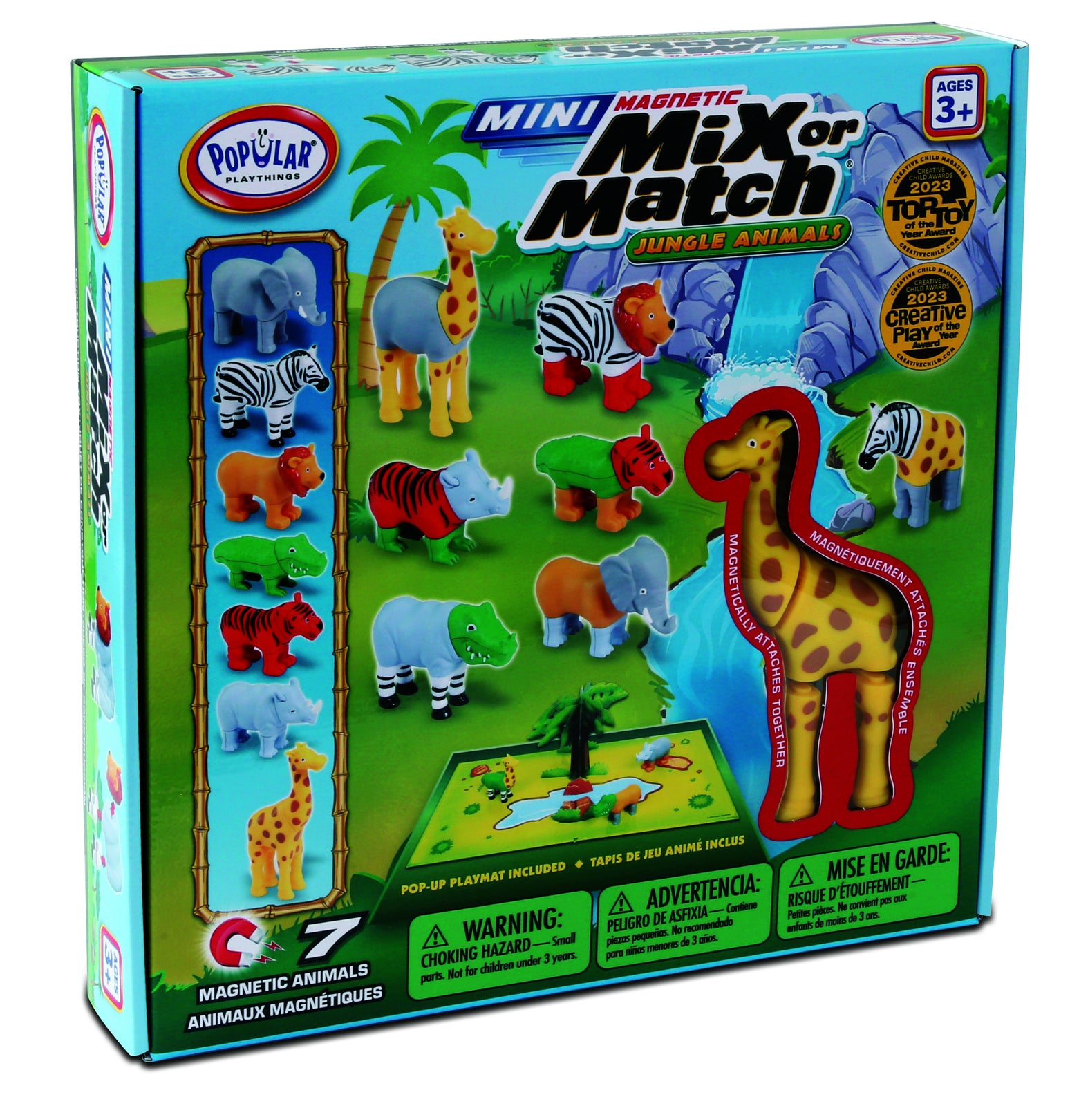 Mini Magnetic | Mix or Match Jungle Animals