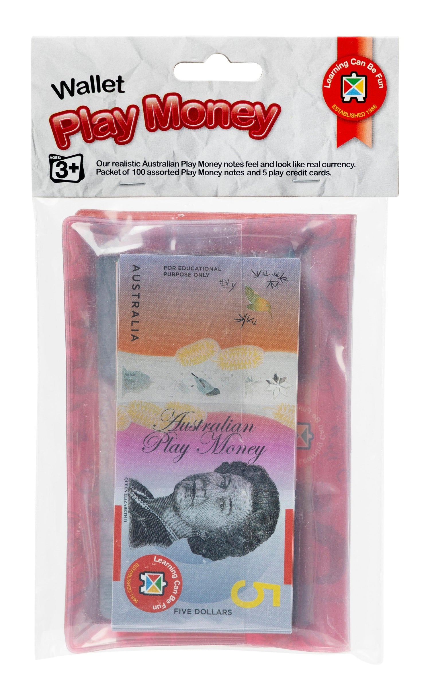 Play Money Wallet Set by Learning Can Be Fun